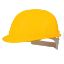 Picture of Safewell: Safety Helmet Ratchet: Yellow
