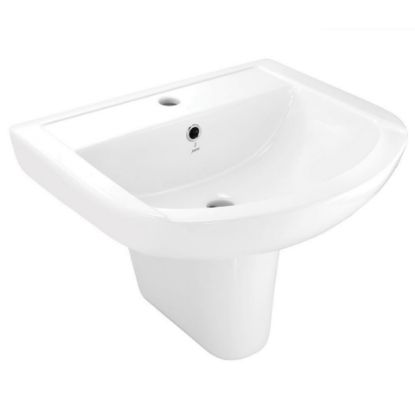 Picture of ARIA Wall Hung Basin with Half Pedestal