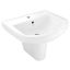 Picture of ARIA Wall Hung Basin with Half Pedestal
