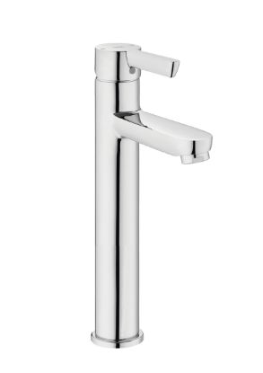 Picture of ROCA: High Neck Basin Mixer With Click Clack: Silver