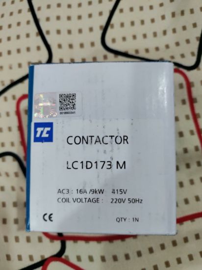 Picture of 3 Pole TC Contactor LC1D173M: 16A