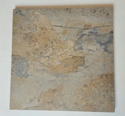 Picture of VARMORA: Bathroom Floor Rustic Tile Meridian Brown : 1-1/3'X1-1/3'
