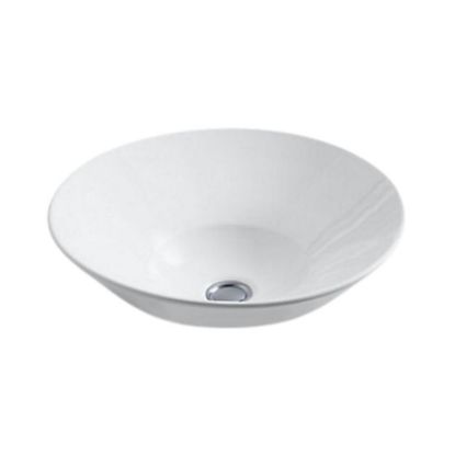 Picture of Conical Bel Table Top Vessel Basin: White