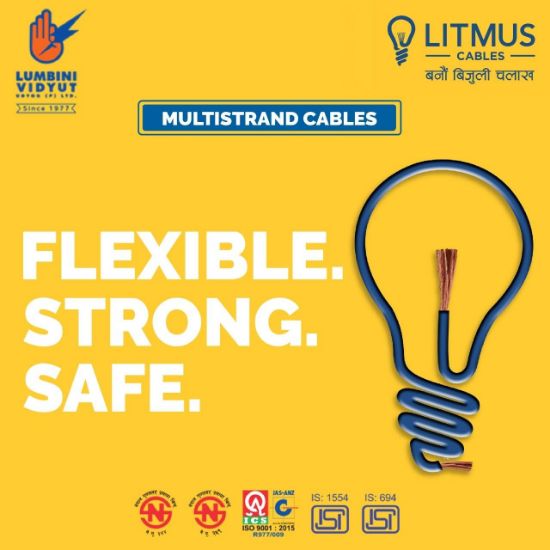 Picture of LITMUS: FR 90Mtrs. Single Core MS Wire 1.5mm: Black