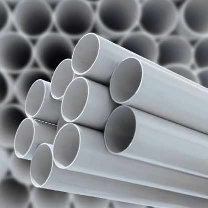Picture of NUPLAST: PVC Pipe NS-206 3 Meter Plain Socket 4kgf/cm²: 75mm