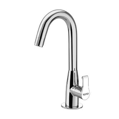 Picture of TOYO: Alex Series L Swan Neck Regular Long Extended Sink Cock 1/2inch: CP