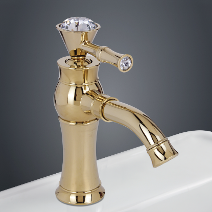 Picture of TOYO: Basin Mixer 20cm: Golden