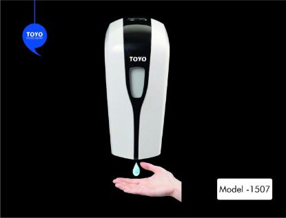 Picture of TOYO: Automatic Soap Dispenser 1000ml: White & Black