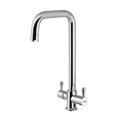 Picture of TOYO: Beryl Series Centre Hole Long Extended Swan Neck Sink Mixer 1/2inch: CP