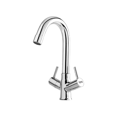 Picture of TOYO: Eco Series Centre Hole Regular Swan Neck Sink Mixer 1/2inch: CP