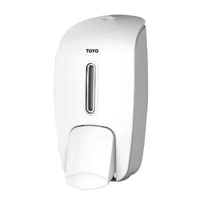 Picture of TOYO: Manual Soap Dispenser 800ml: White & Grey