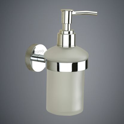 Picture of TOYO: Round Soap Dispenser Glass