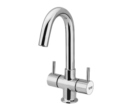 Picture of TOYO: Ruby Series Centre Hole Regular Swan Neck Sink Mixer 3/4inch: CP