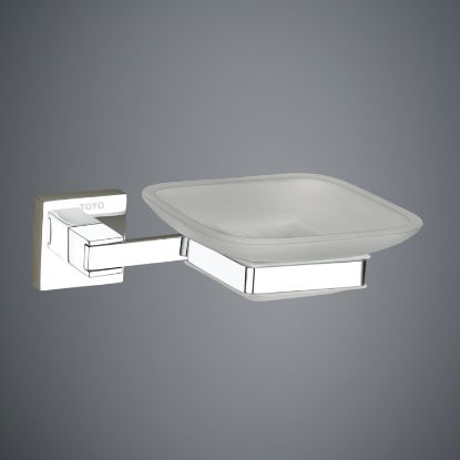 Picture of TOYO: Square Soap Dish Glass