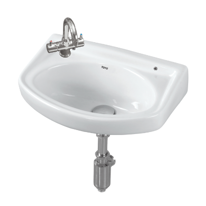 Picture of TOYO: Wall Hung Basin 440x330x220mm: White