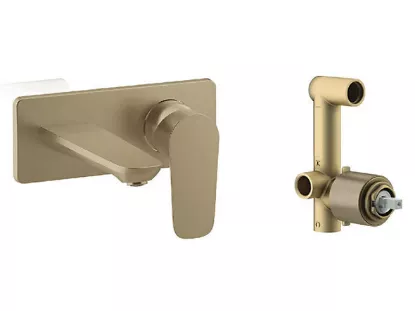 Picture of Kohler: Aleo Wall Mounted Basin Faucet: Rose Gold