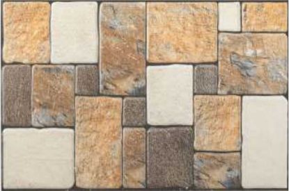 Picture of Kajaria: Ceramics Digital Glossy Vitrosa Rust: 30x45cm
