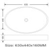 Picture of TOYO: Art Basin 60X40X16CM: Black Line