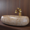 Picture of TOYO: Art Basin 60X40X16CM: Brown Onyx