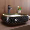 Picture of TOYO: Art Basin 45X40X14CM: Black & Gold