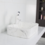 Picture of TOYO: Art Basin 490X380X140MM: White Marble Matt