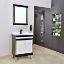 Picture of TOYO: Bathroom Vanity 610X460MM: White, Black & Golden