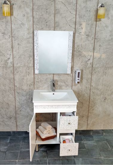 Picture of TOYO: Bathroom Vanity 610X460MM: White Texture