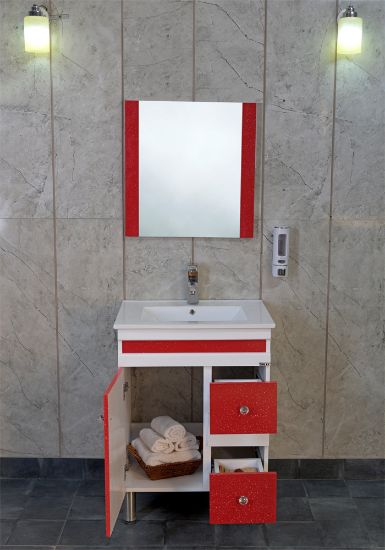 Picture of TOYO: Bathroom Vanity 610X460MM: Red Texture