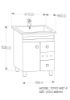 Picture of TOYO: Bathroom Vanity 610X460MM: Red Texture
