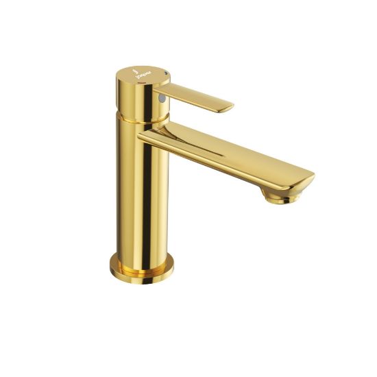 Picture of Single Lever Basin Mixer Gold Bright PVD